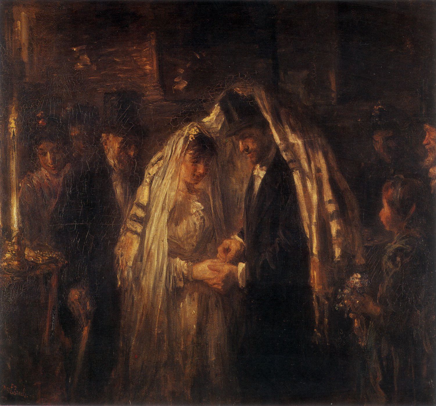 A Jewish Wedding by Josef Israels, 1903